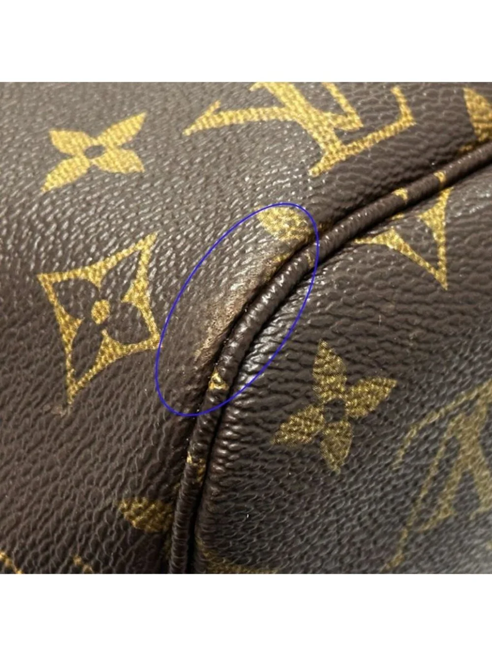 Louis Vuitton Monogram Tote Neverfull MM Brown Shoulder
